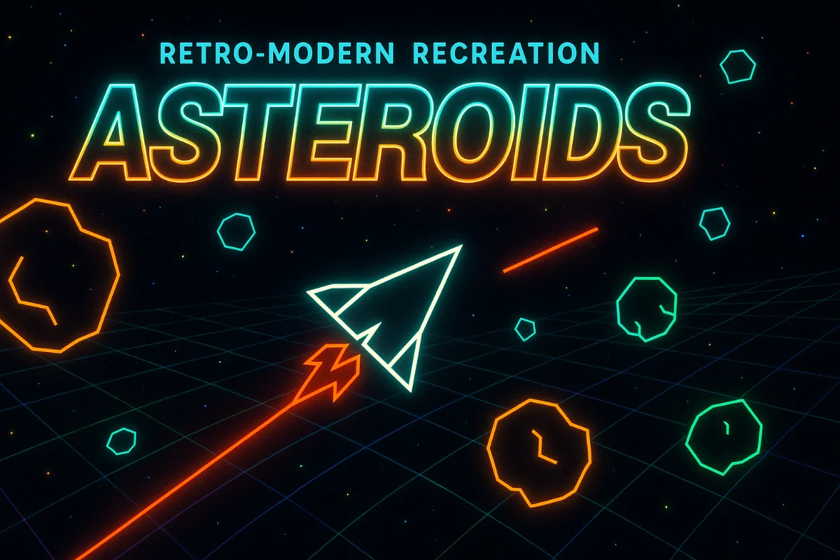 Featured image for Retro-Classic Game Asteroids Available